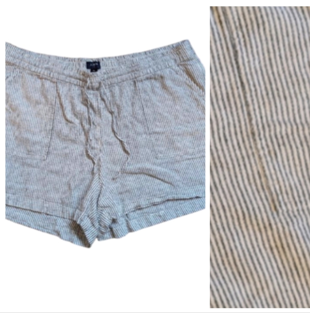 J. Crew Factory Striped Women's Shorts Size XL